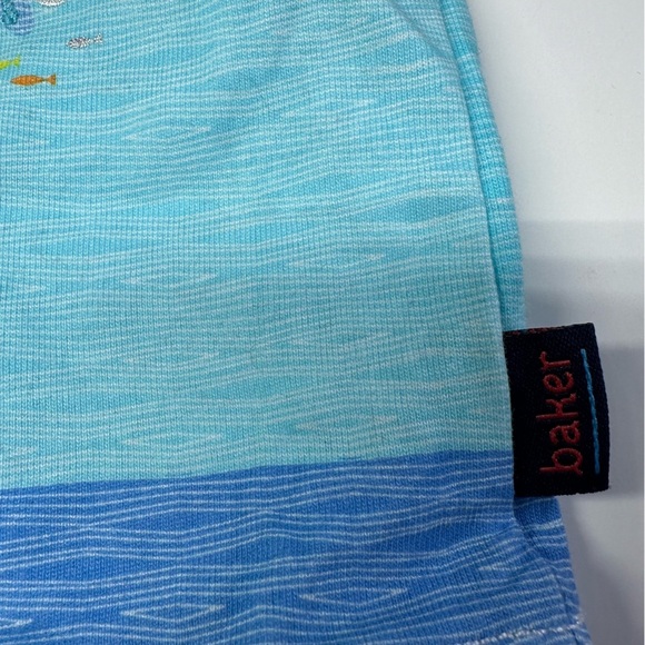 New Ted Baker Baby Boys Romper Textured Gift Summer Newborn 0-3 Mo Whale Ocean - Picture 3 of 11